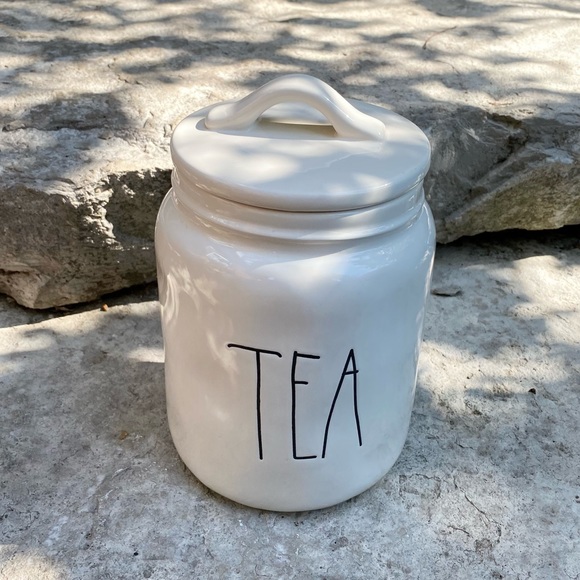 Rae Dunn TEA Large Letter Canister (Med Size) - Picture 5 of 6